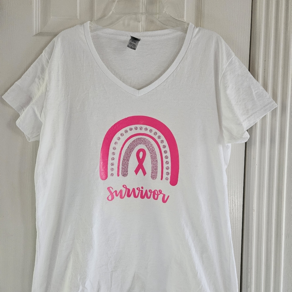 Breast Cancer Survivor Tee (NWT) Will Custom Make, Please Inquire